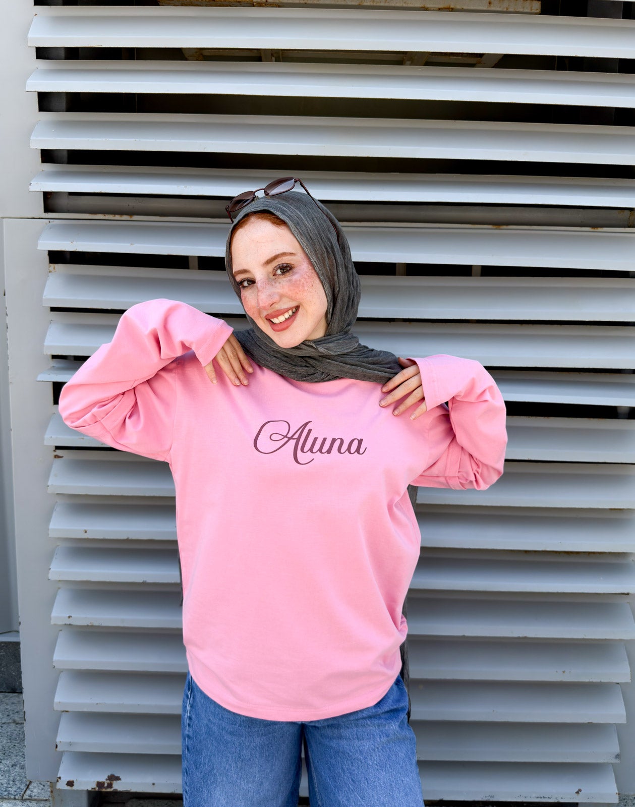 Aluna Signature Sweatshirt – Pink